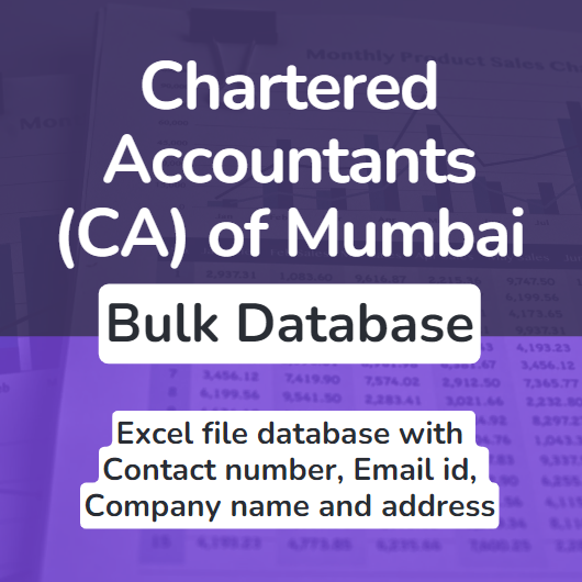 CA mumbai bulk database