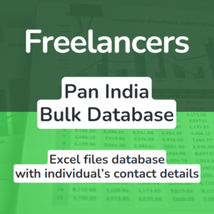 Freelancers pan india bulk database