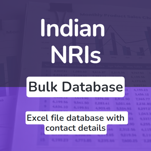 NRI india bulk database buy online