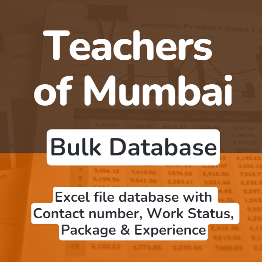 mumbai teachers bulk database contact number